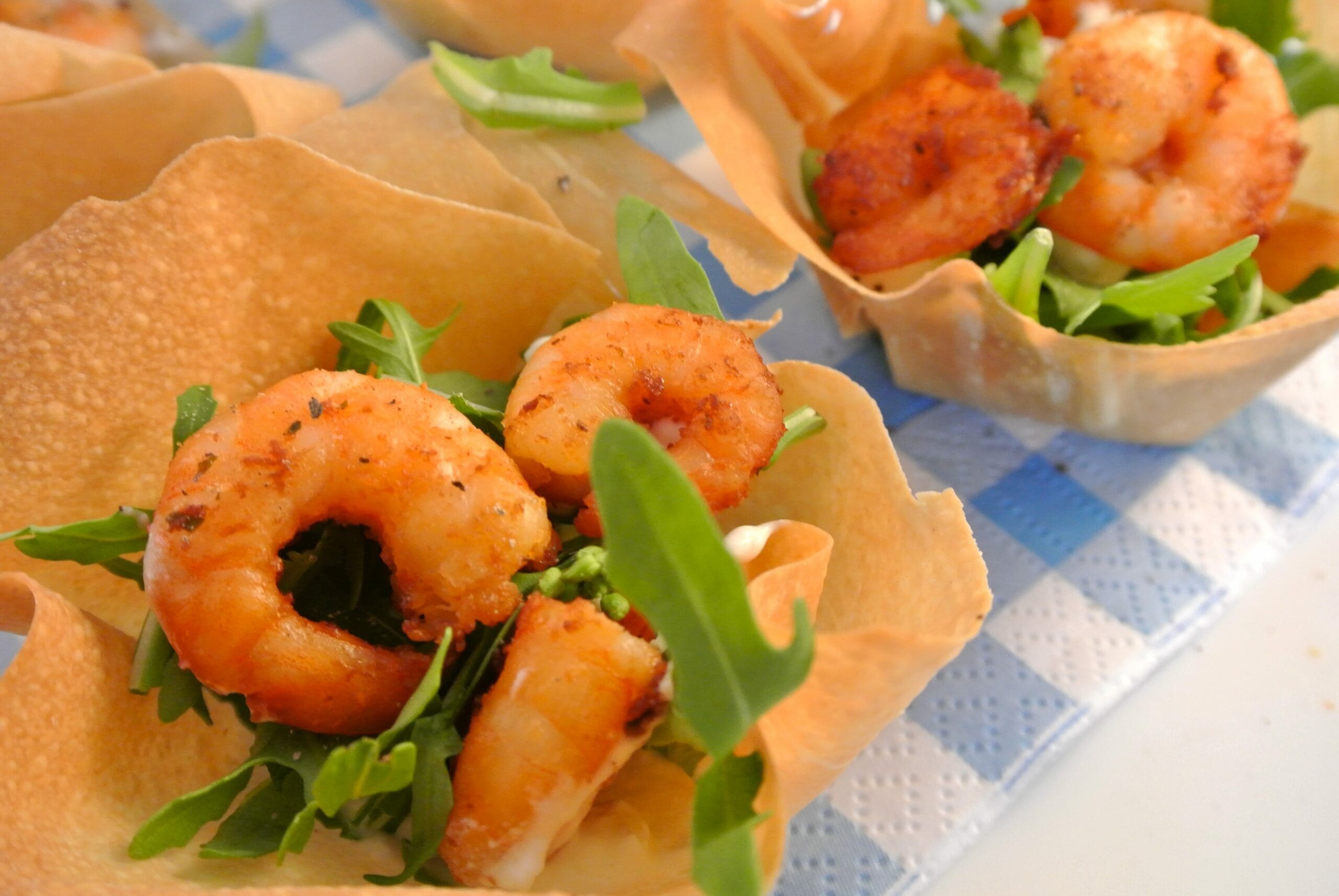 Pittige garnalen hapjes - Lekker en Simpel