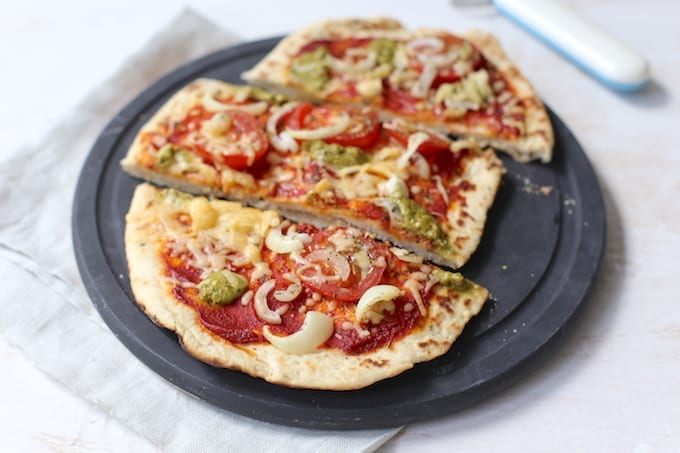 Pizza naanbroodjes