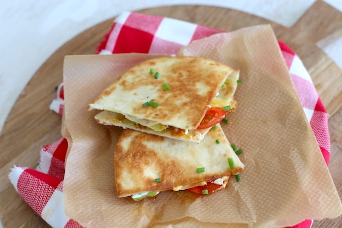 Avocado quesadilla