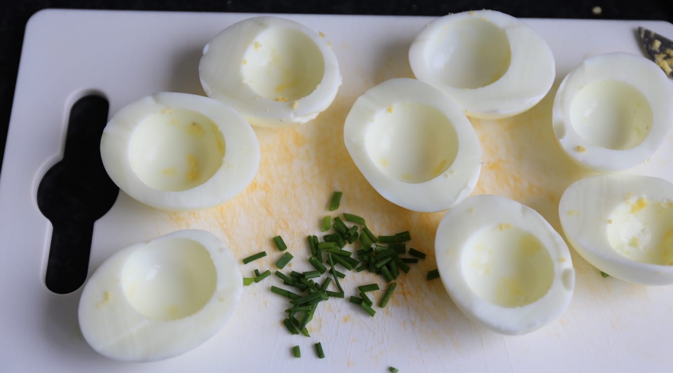 Gevulde eieren met kerrie