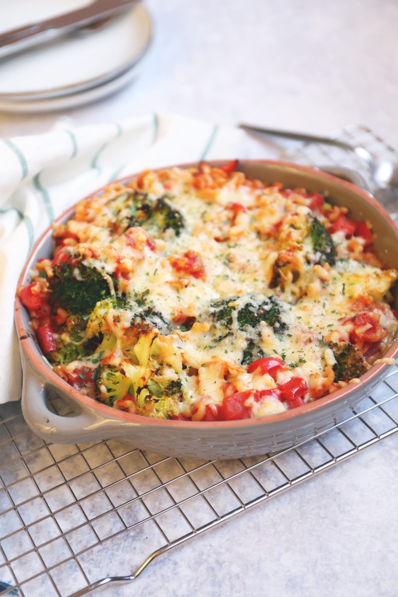 Macaroni ovenschotel met broccoli