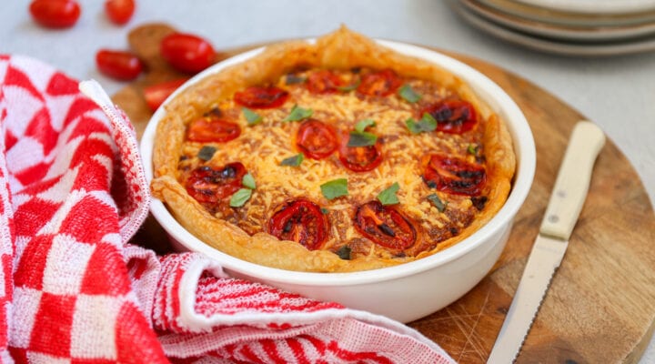 bolognese quiche