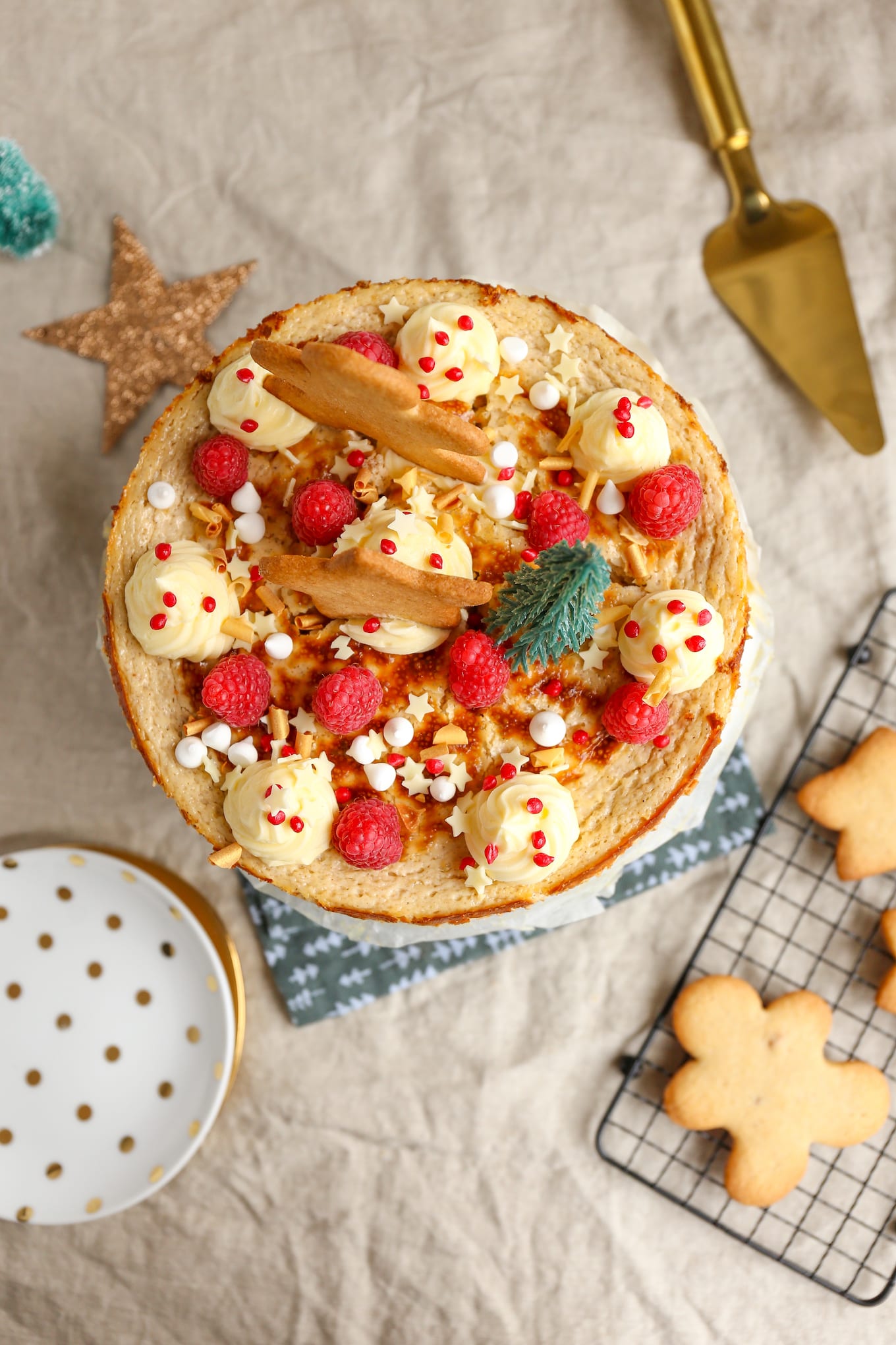 Kerst cheesecake