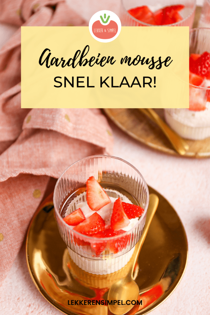 aardbeien mousse