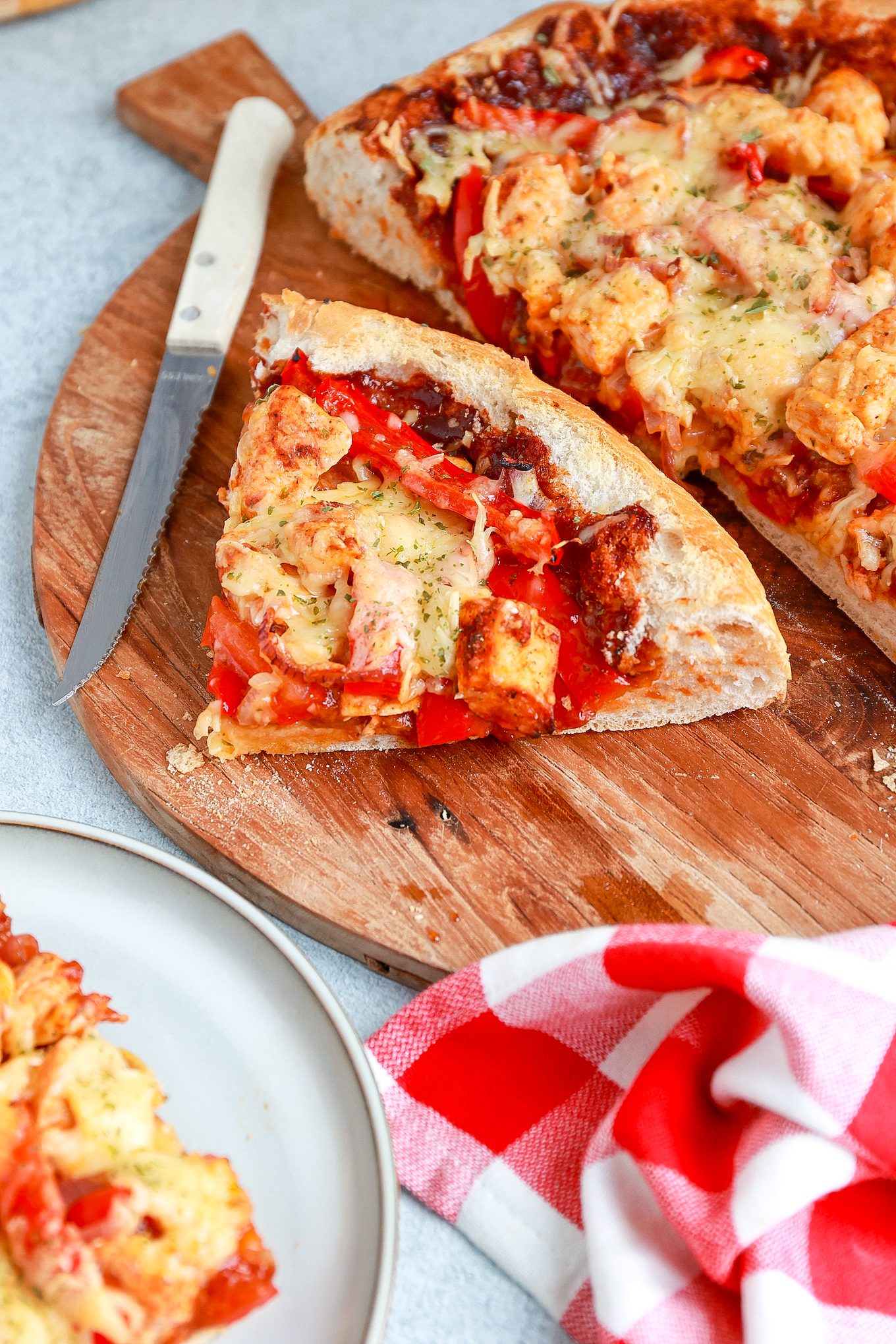 gevuld turks brood met kip