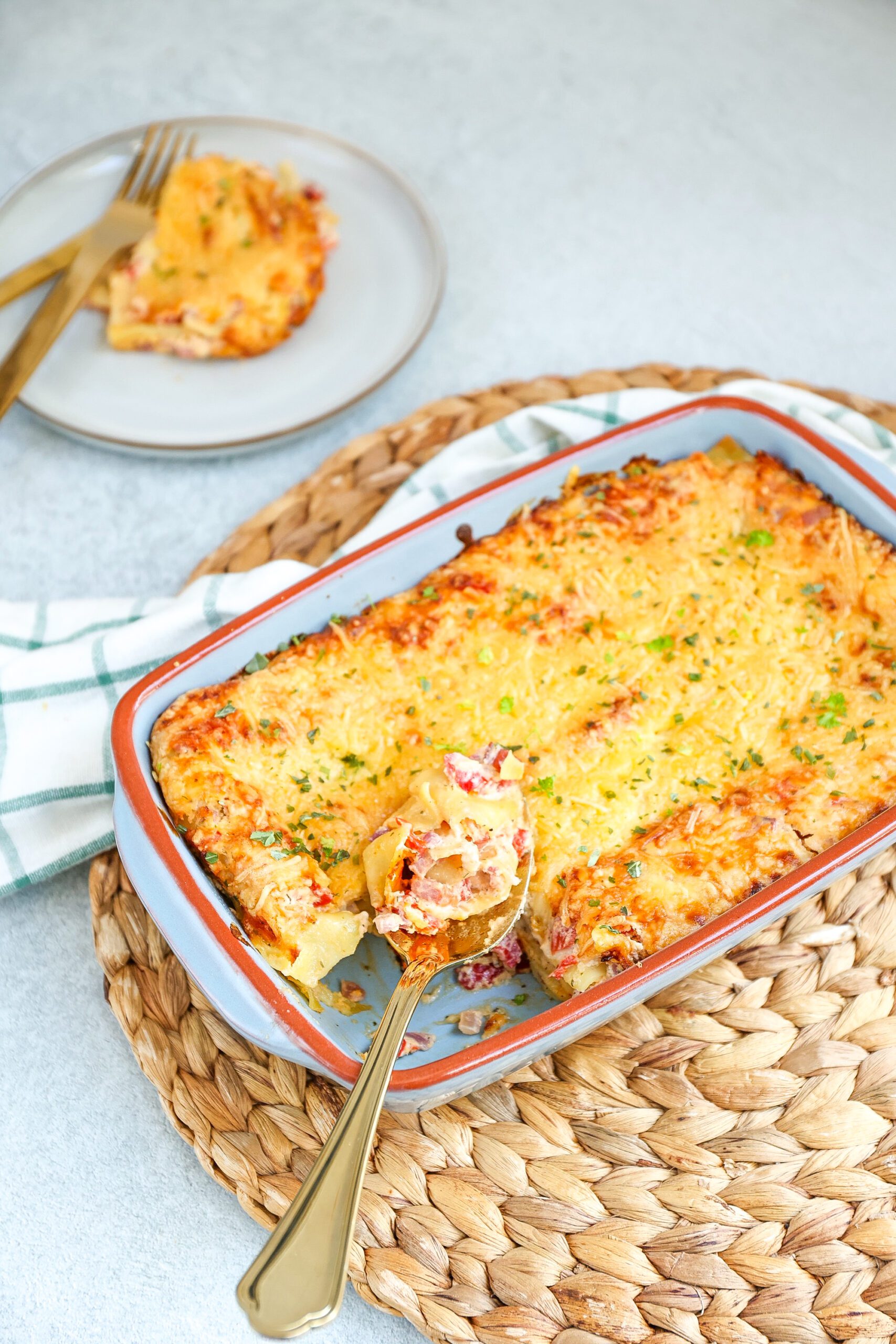lasagne met kruidenroomkaas