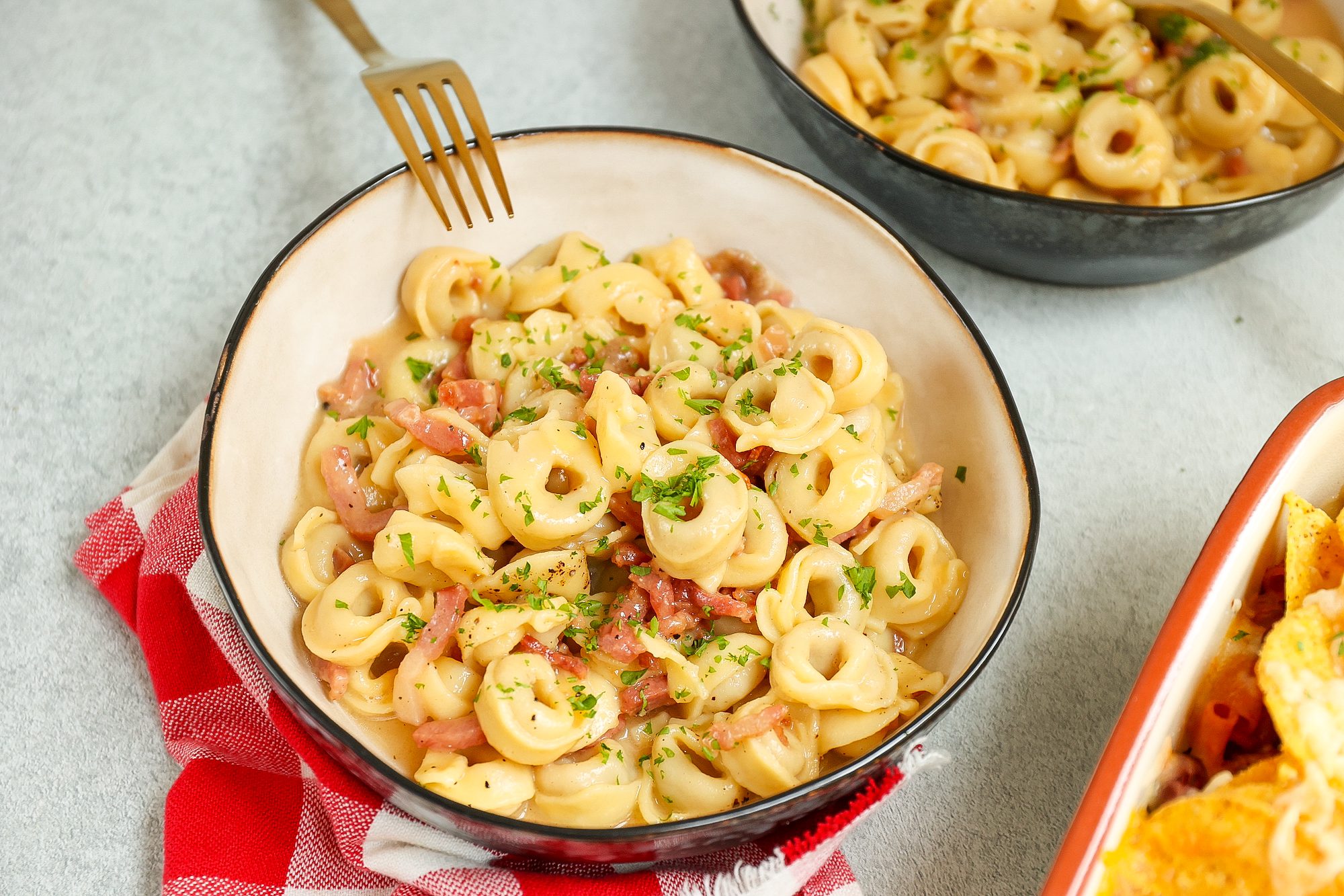 Tortellini carbonara discount