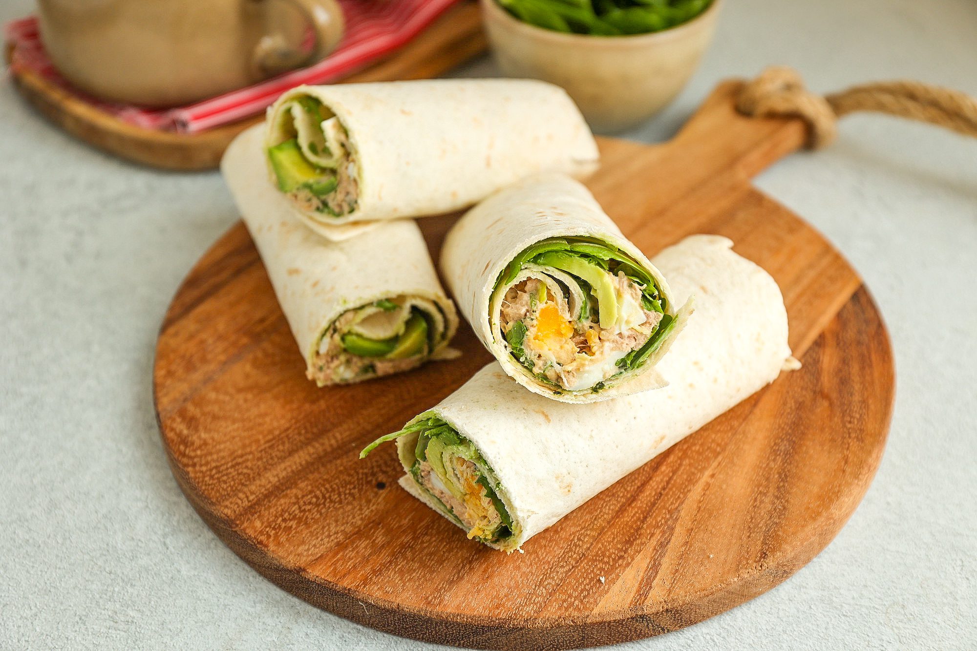 wraps met tonijnsalade