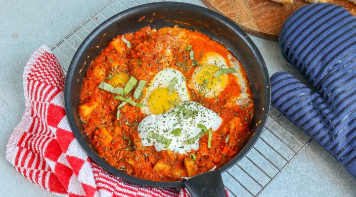 Shakshuka met aardappel