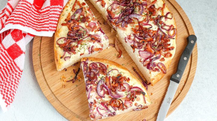 Turks brood flammkuchen