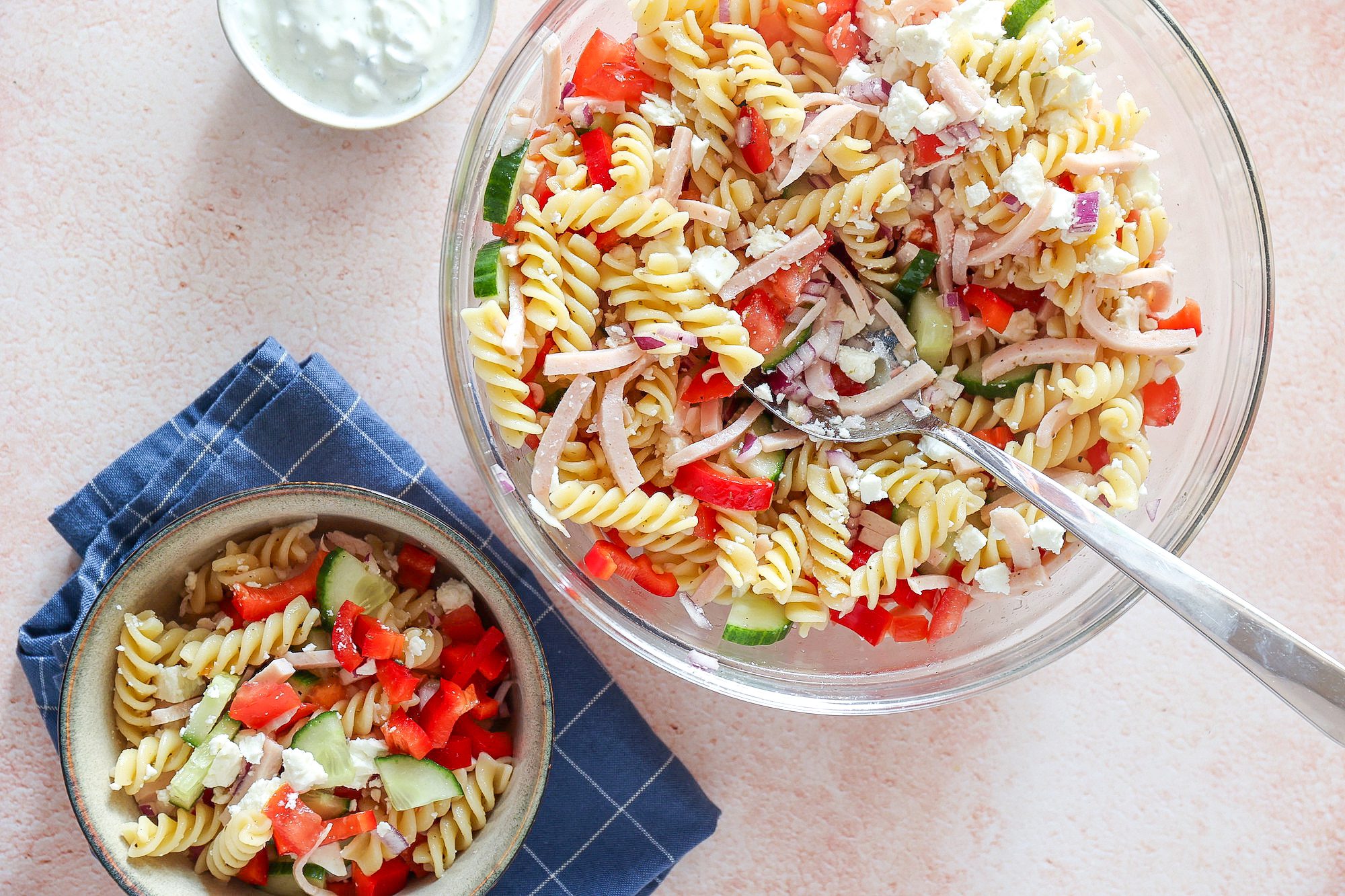 Griekse pastasalade