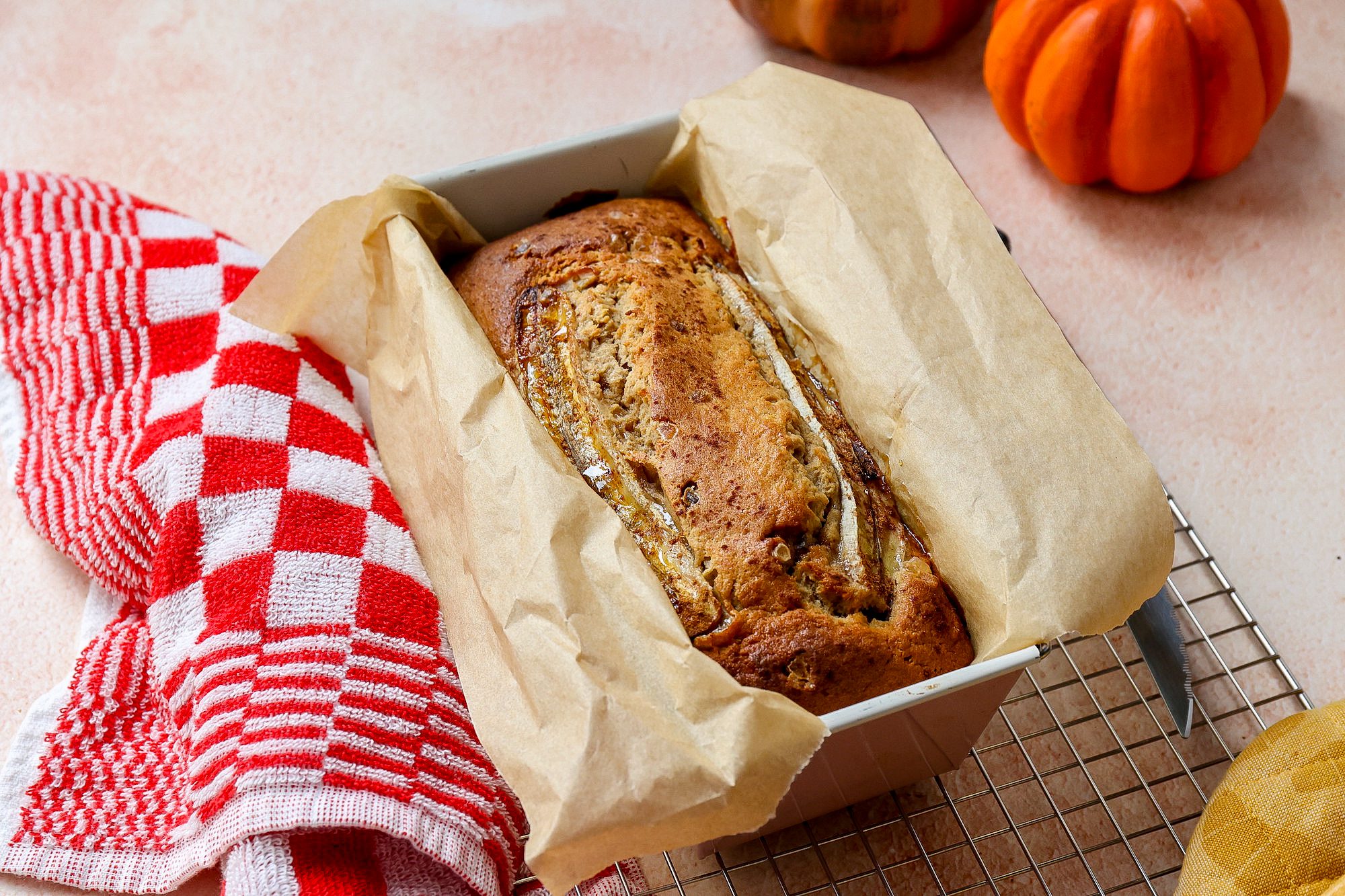 pumpkin spice bananencake