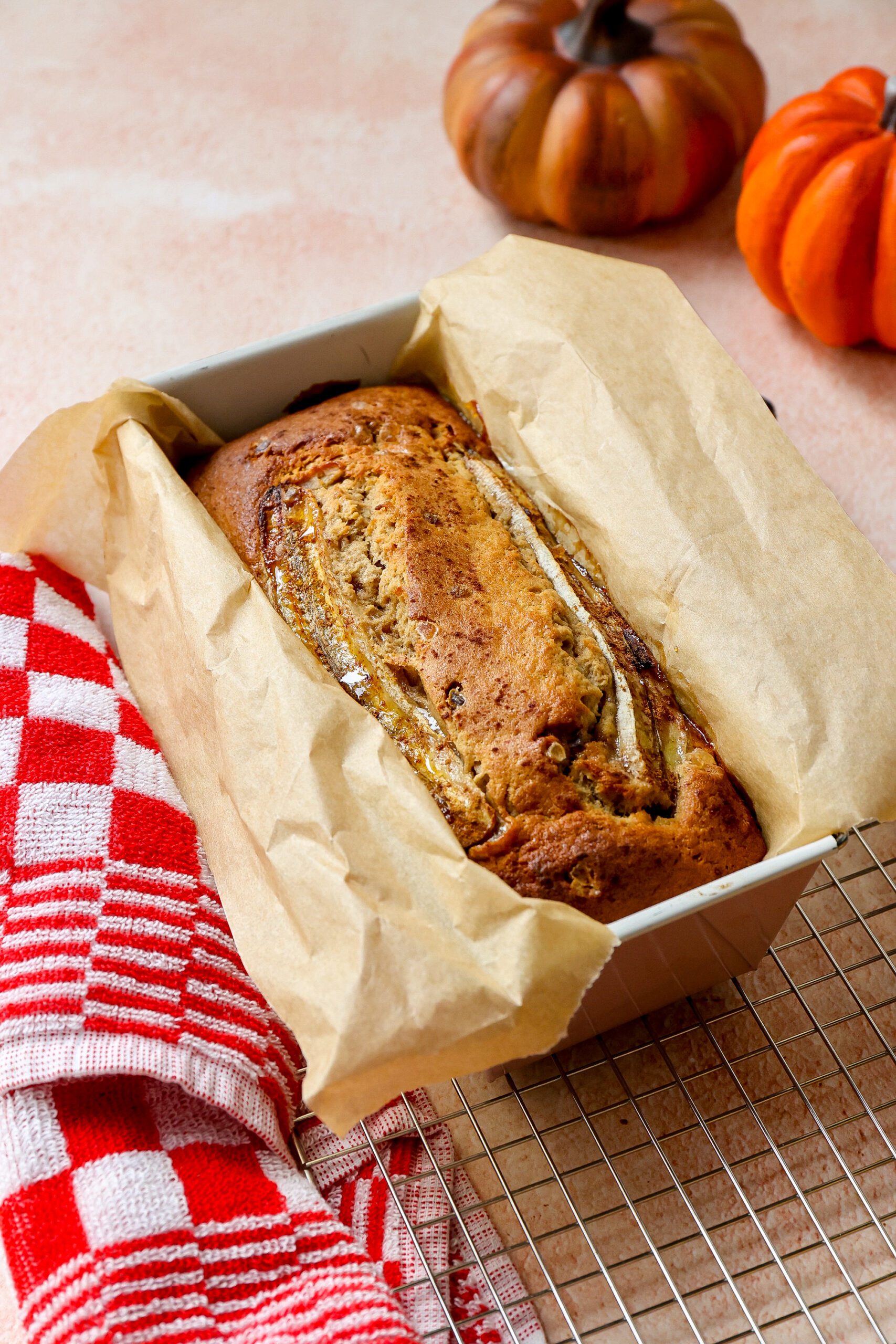 pumpkin spice bananencake