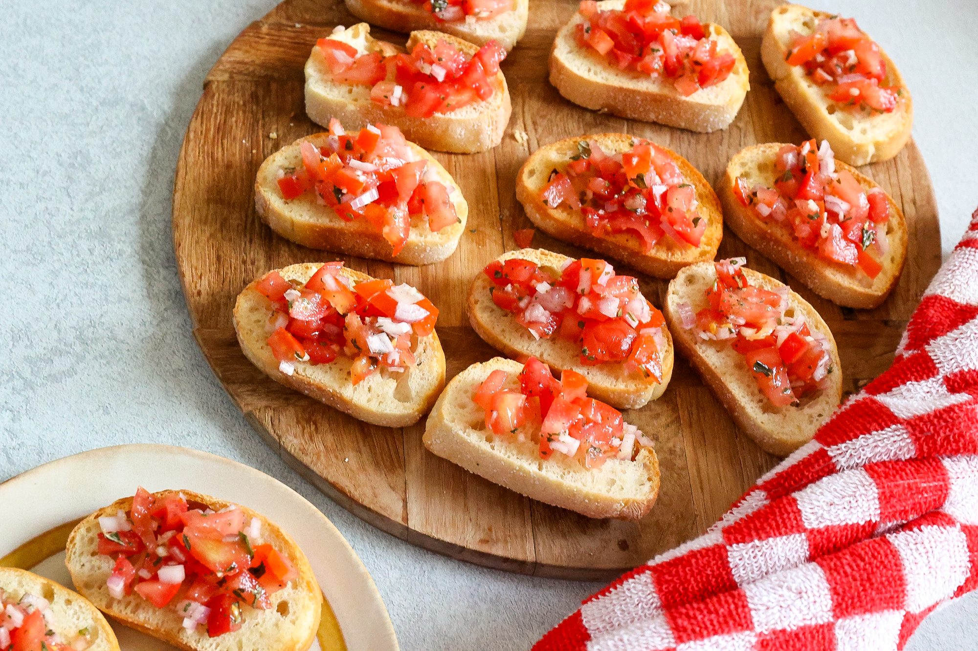 bruschetta met tomaat
