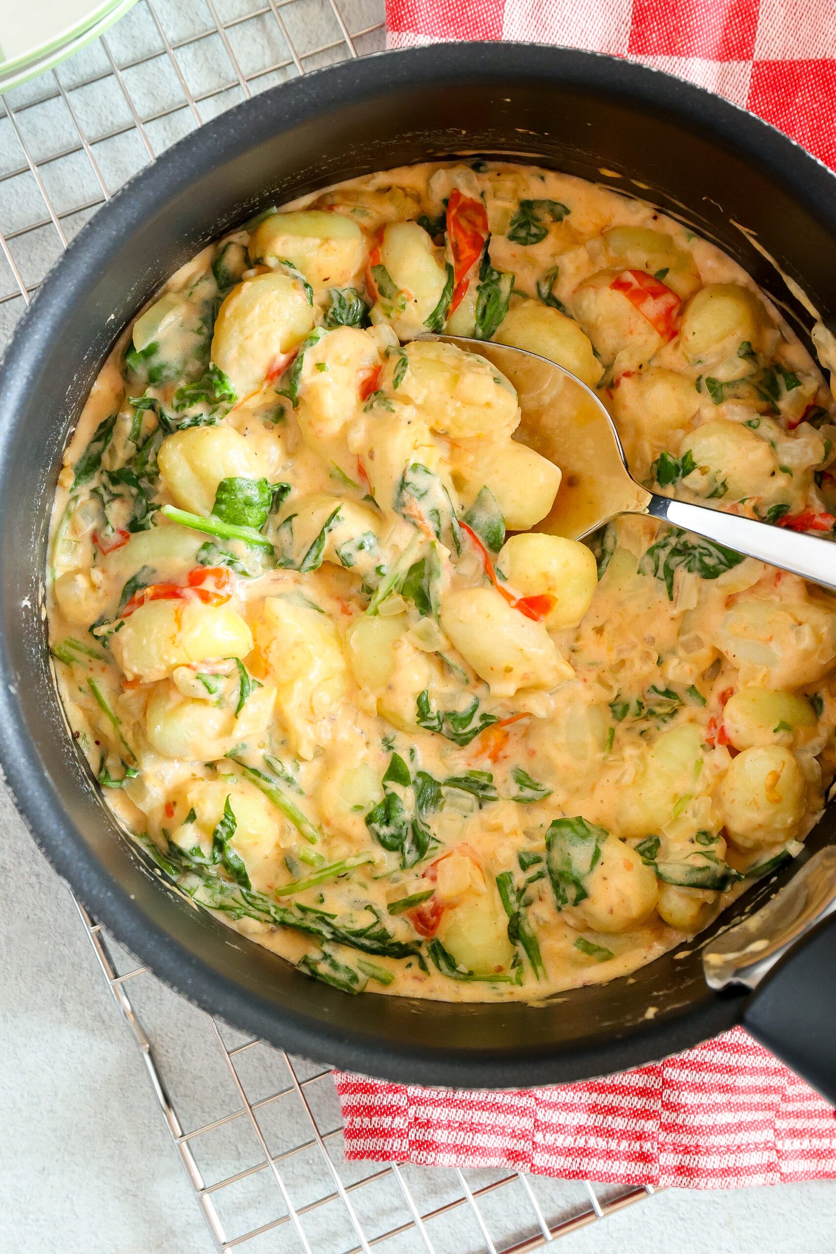 Eenpansgerecht met gnocchi en kip