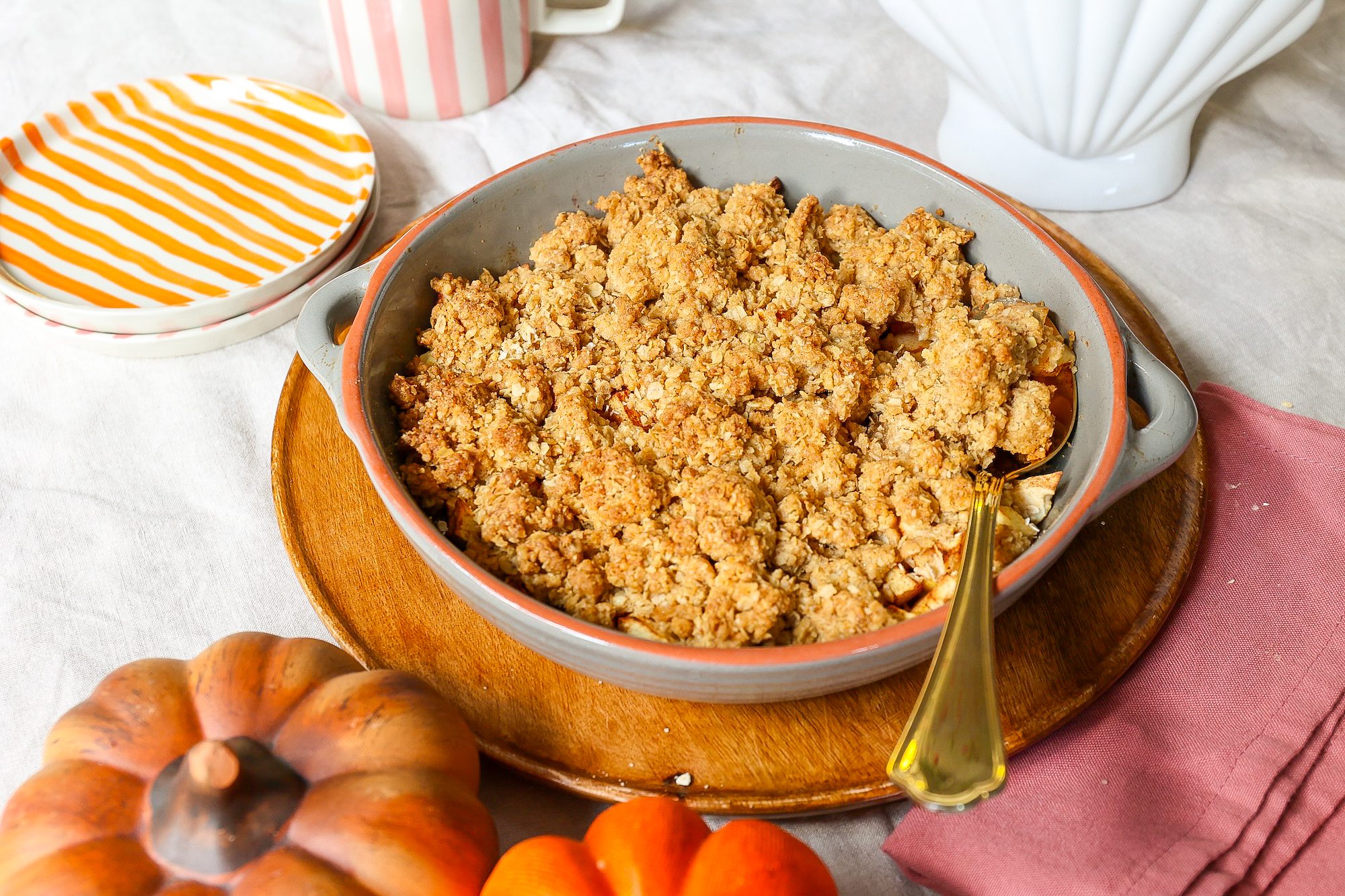 speculaas crumble met havermout